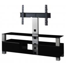 Тумба с кронштейном для телевизора Sonorous MD 8143-B-INX-BLK